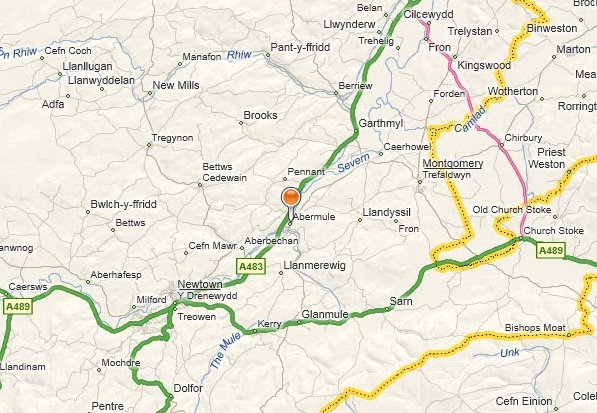 Expand map of Abermule Expand map of Abermule